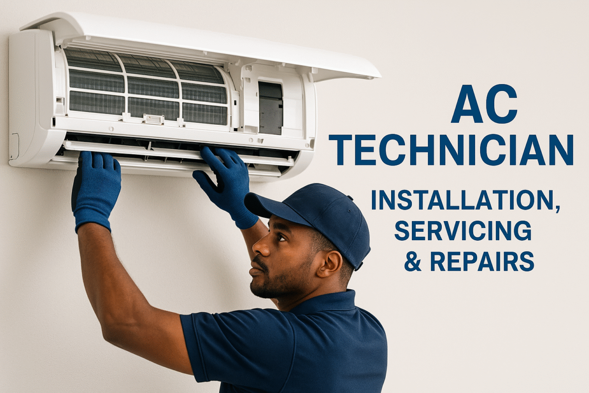 AC Technician – Installation, Servicing & Repairs